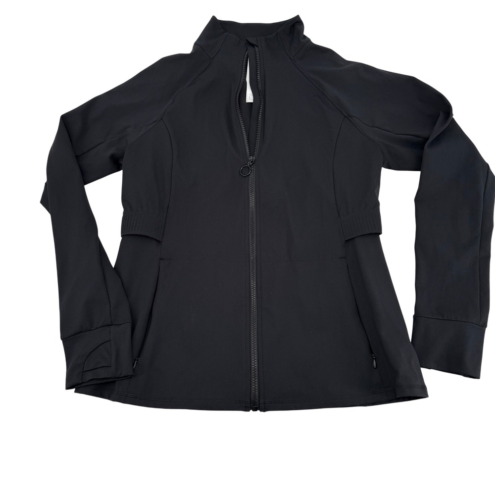 Fabletics Trinity Performance Jacket Black Full Z… - image 5